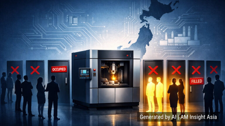 Slots Filling Up: New Entry Getting Harder in Japan Industrial AM Market
