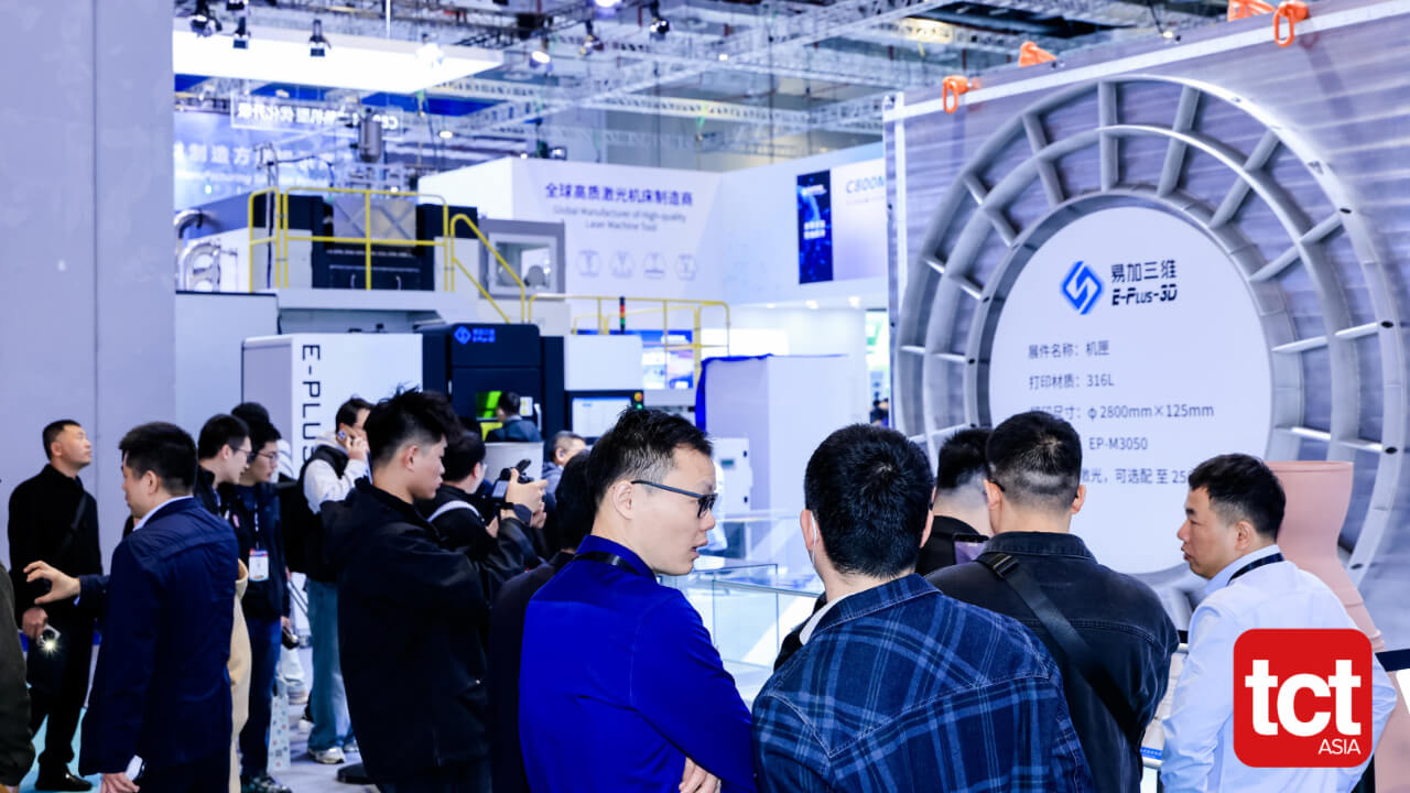 Eplus3D's EP-M3050 preview — a 2,800mm casing printed in 316L.