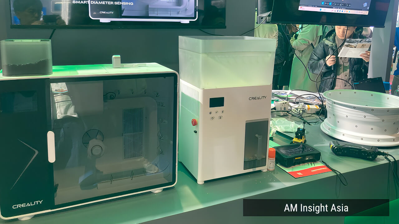 Creality's Filastudio system: Shredder R1 and Filament Maker M1, turning print waste back into reusable filament.