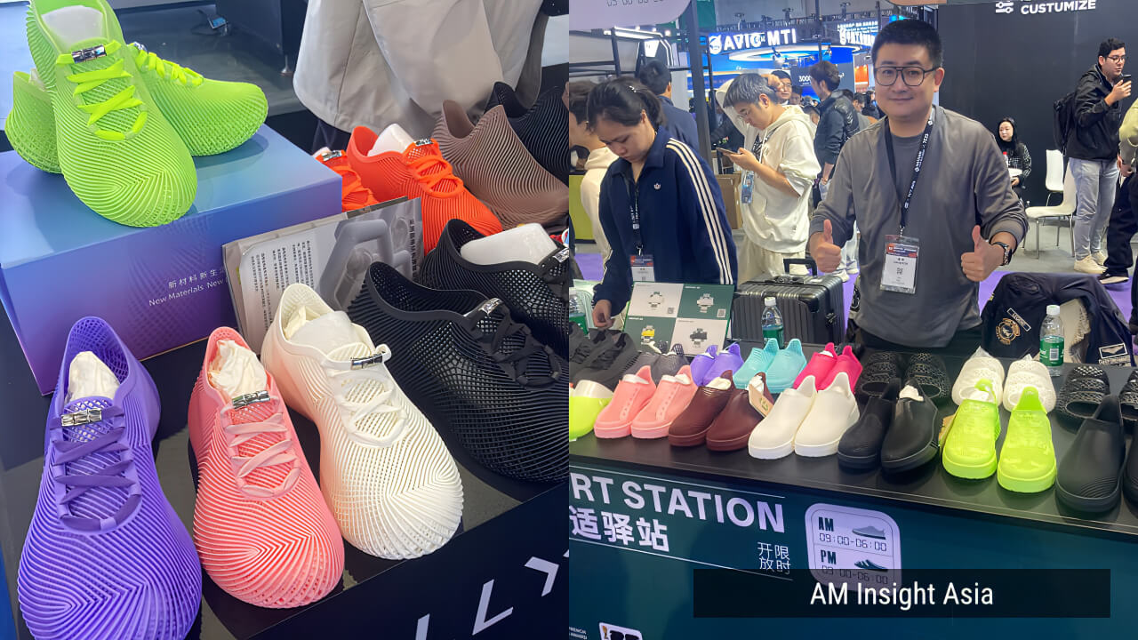 PollyFab booth at TCT Asia 2026 — live streaming underway, capturing the consumer energy that defined Hall 8.1.