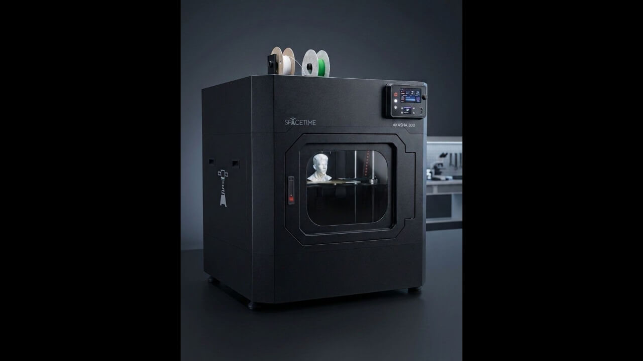 The Akasha300 by Spacetime 4D — the high-temperature industrial 3D printer delivered to ISRO