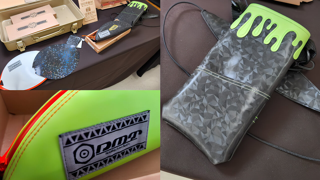 NibMachineTools' TPU Air Gadget Pouch — foamed TPU fabric printed directly, then hand-sewn into a functional pouch. | Photo: AM Insight Asia
