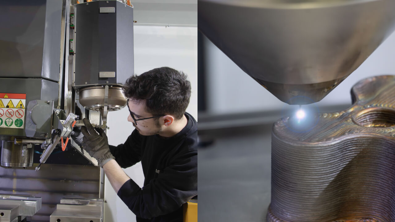 Meltio's wire-laser metal deposition process in action | Photo: Meltio
