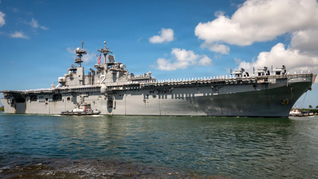 USS Essex (LHD-2) arrives at Pearl Harbor for RIMPAC 2026 | Photo: U.S. Navy