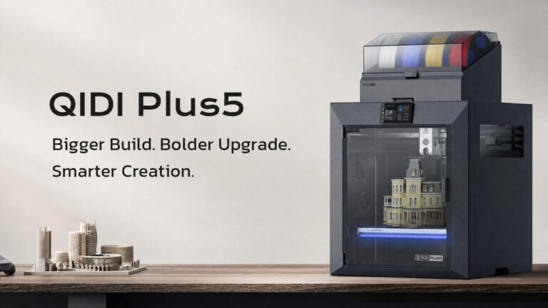 QIDI、大型3Dプリンター「Plus5」を発表——より大きく、よりスマートに、より手頃な価格を実現