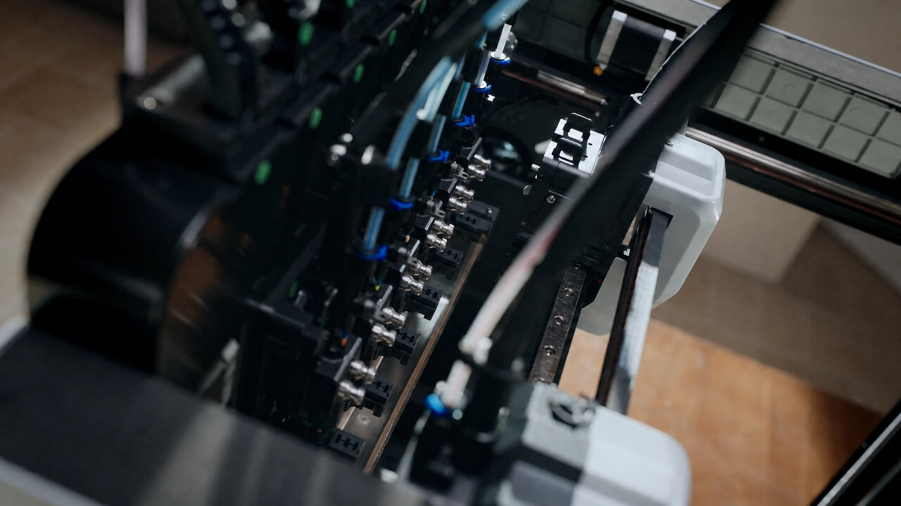 A look at the back side of the toolheads. | Photo: Sovol
