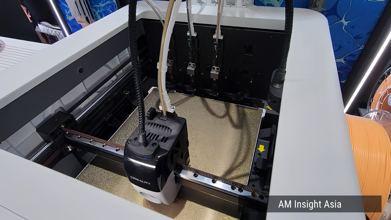 A closer look at K3's automatic nozzle-swap system, KliTek. | Photo: AM Insight Asia