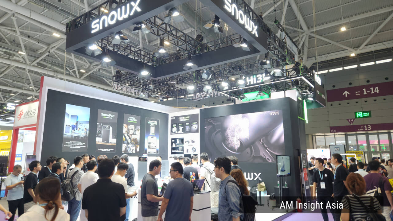 SnowX's booth at TCT Shenzhen 2026 drew a steady crowd throughout the show. | Photo: AM Insight Asia